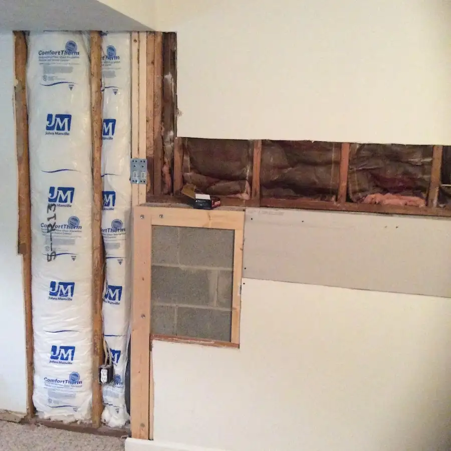 Wall insulation replacement during Odor Removal & Deodorization in Pea Ridge